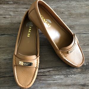 Coach Frederica Leather Loafers - Size 6